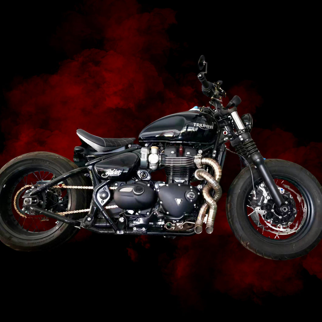 2024 ZIIV PROJECT TD Full Titanium Exhaust TRIUMPH BONNEVILLE / SPEED TWIN / THRUXTON