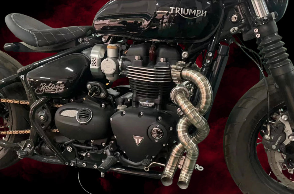 2024 ZIIV PROJECT TD Full Titanium Exhaust TRIUMPH BONNEVILLE / SPEED TWIN / THRUXTON