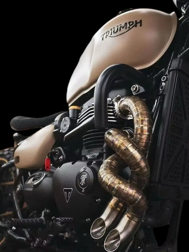 ZIIV PROJECT TD Full Titanium Exhaust TRIUMPH BONNEVILLE / SPEED TWIN / THRUXTON